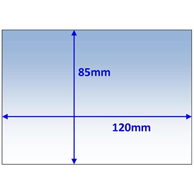 WELDCLASS LENS - CLEAR 120X85MM OUTER SERVO SV4000